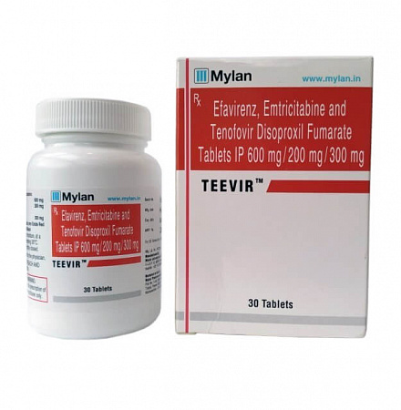 Teevir / Теевир Тенофовир и Эмтрицитабин от ВИЧ-инфекции