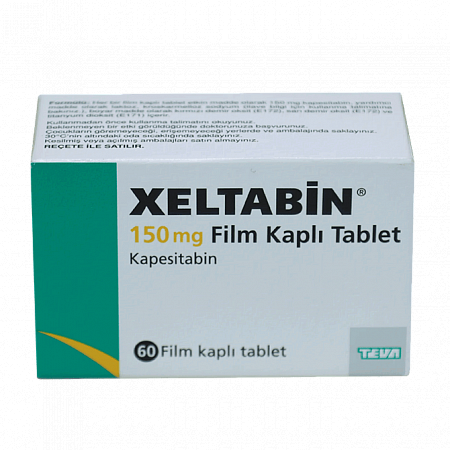 Капецитабин таблетки 150мг №60 (аналог Кселтабин Тева) противоопухолевый препарат
