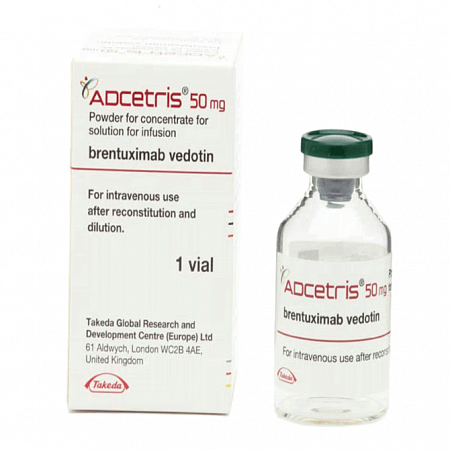 Адцетрис (Adcetris) лиоф. пор. 5 мг/мл 10 мл №1 противоопухолевый препарат